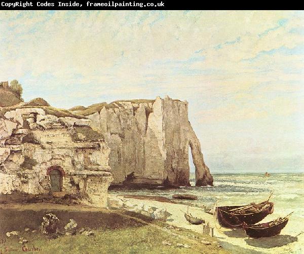 Gustave Courbet Die Keste von Etretat